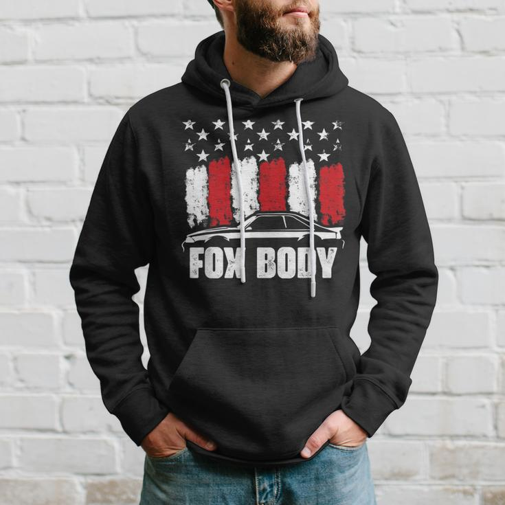 Foxbody Classic American Old Muscle Car Maximum Horsepower Hoodie Gifts for Him