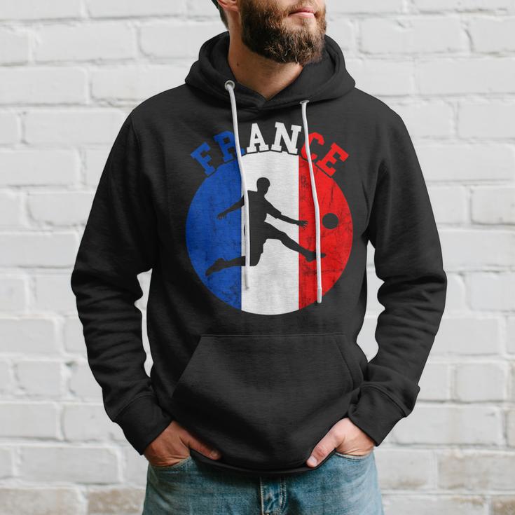 Frankreich Flagge Französisch Fußball Team French Roots French Pride Kapuzenpullover Geschenke für Ihn