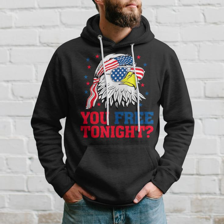 Are You Free Tonight 4Th Of July Independence Day Bald Eagle Hoodie Gifts for Him