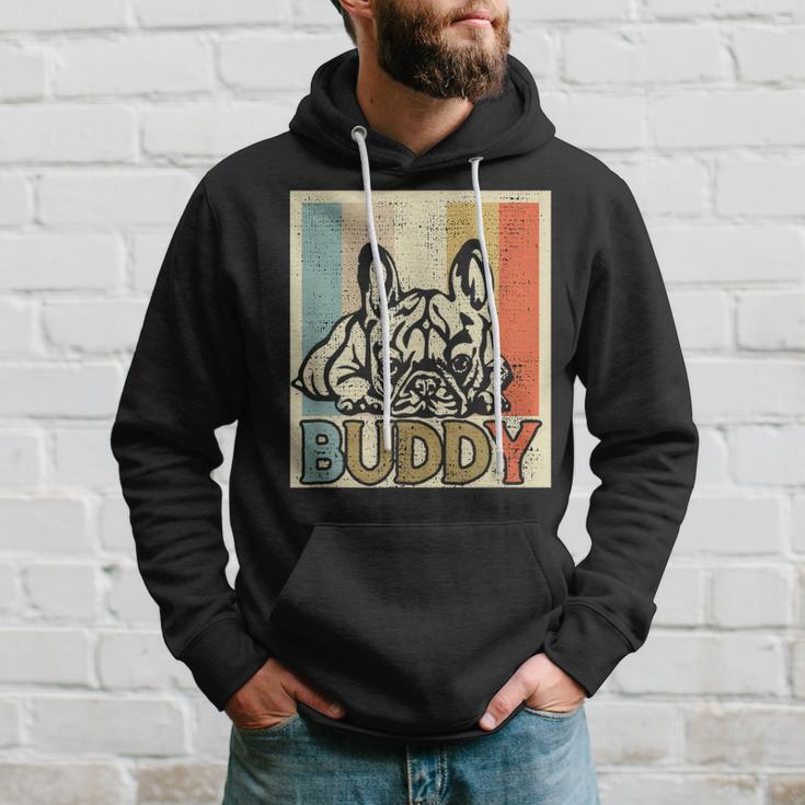 French Bulldog French Bulldog Frenchi Retro Vintage Hoodie Geschenke für Ihn