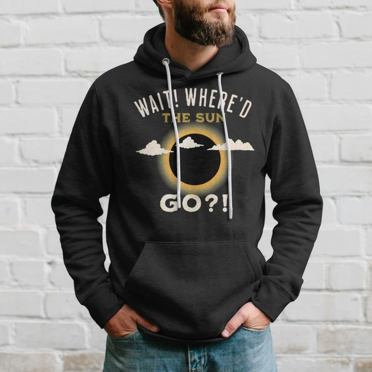 2024 Total Solar Eclipse Moon & Sun Hoodie Gifts for Him
