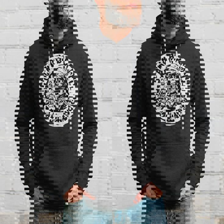 Bachelor Party Blackout Skull Beer Groomsmen Hoodie Gifts for Him