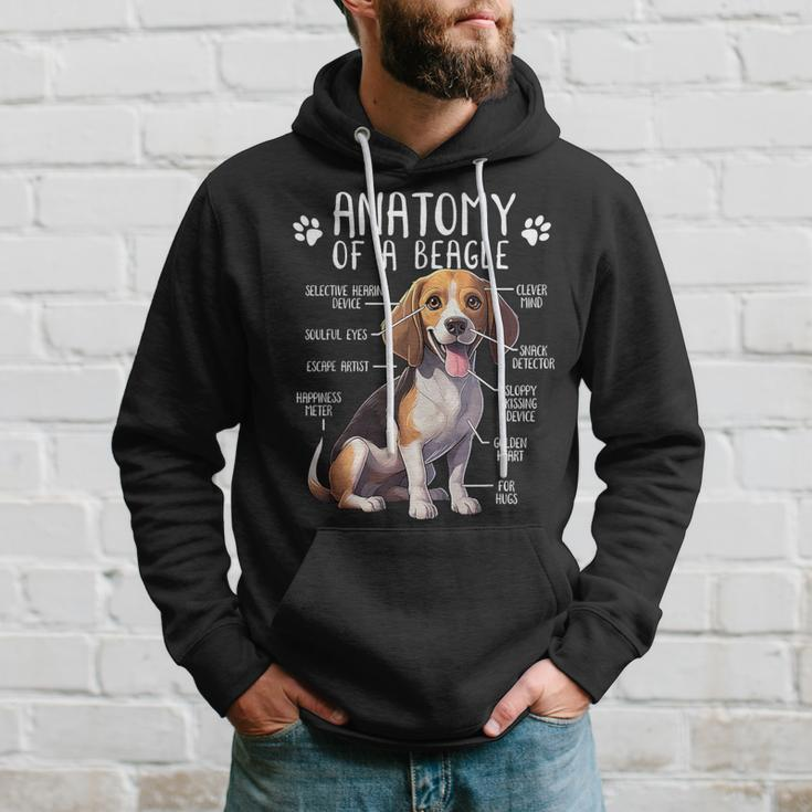 Beagle Anatomy Of A Beagle Dog Owner Cute Pet Lover Hoodie Gifts for Him