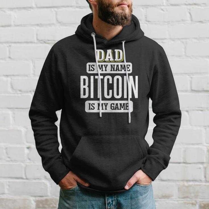 Bitcoin For Dad Fathers Day Hoodie Gifts for Him