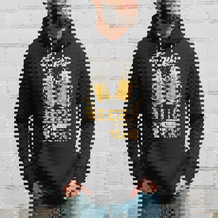 Cheers And Beers To My 60 Years 60Th Birthday Hoodie Gifts for Him