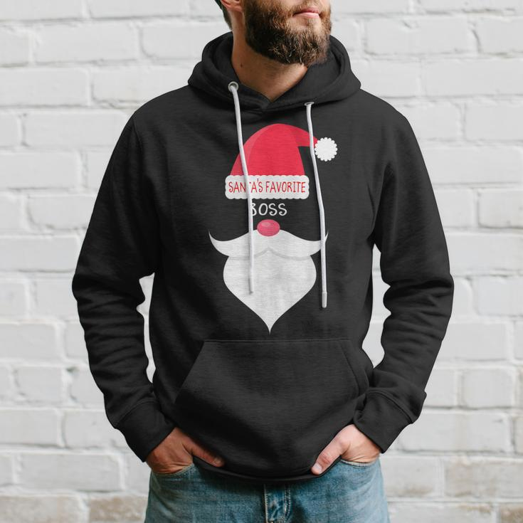 Christmas For Boss Santa's Favorite Hoodie Gifts for Him
