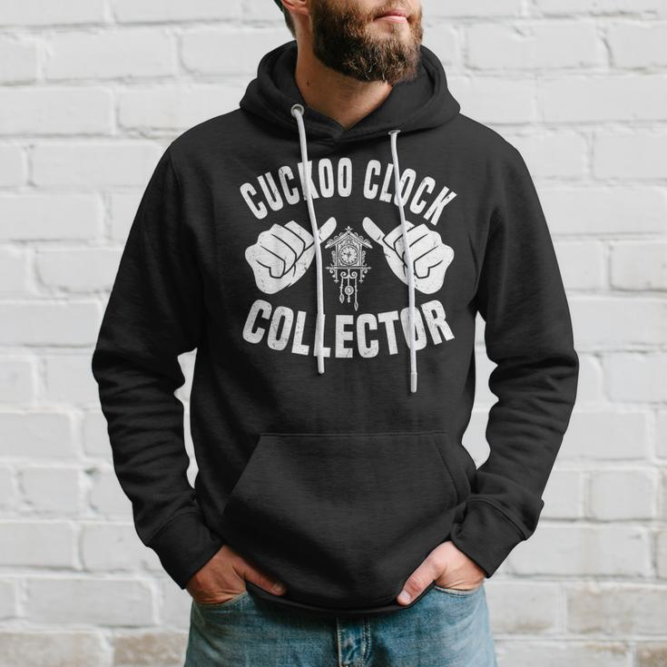 Cuckoo Clock Collector Horologist Black Forest Clock Hoodie Gifts for Him