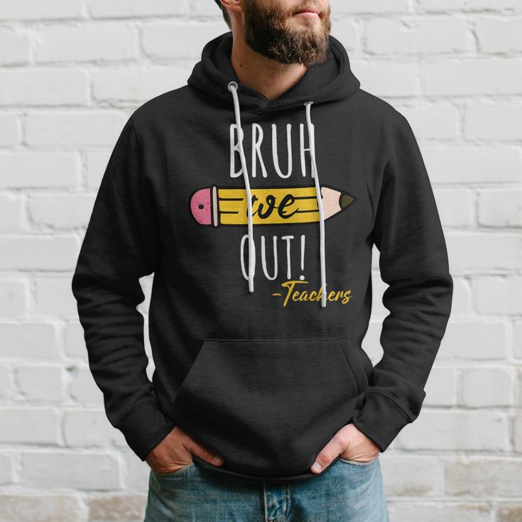 Cute End Of Year Bruh We Out Teachers Pencil Hoodie Gifts for Him