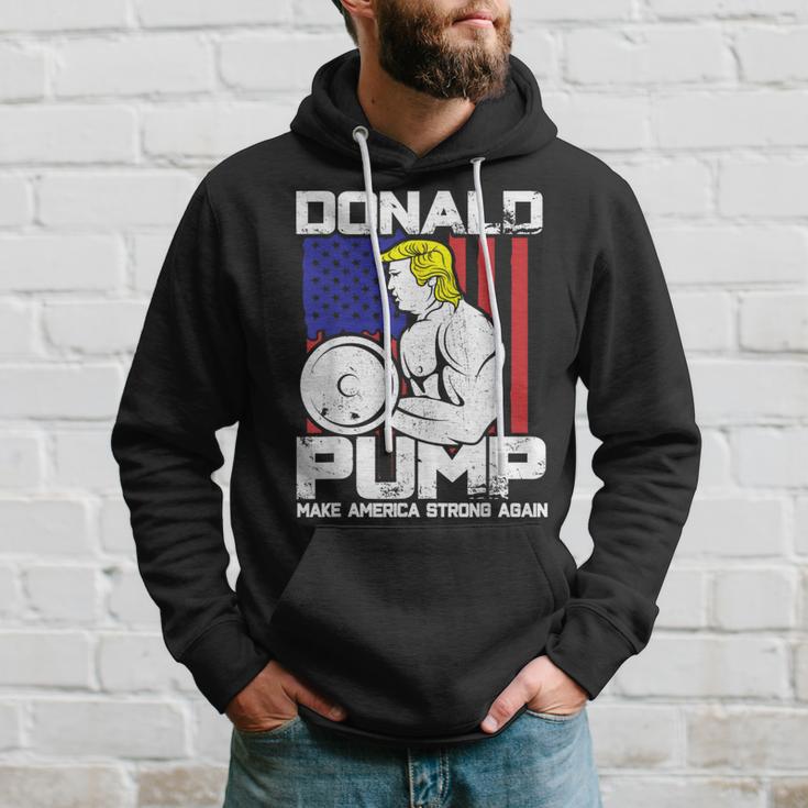 Donald Trump Weight Lifting Workout Gym Hoodie Gifts for Him