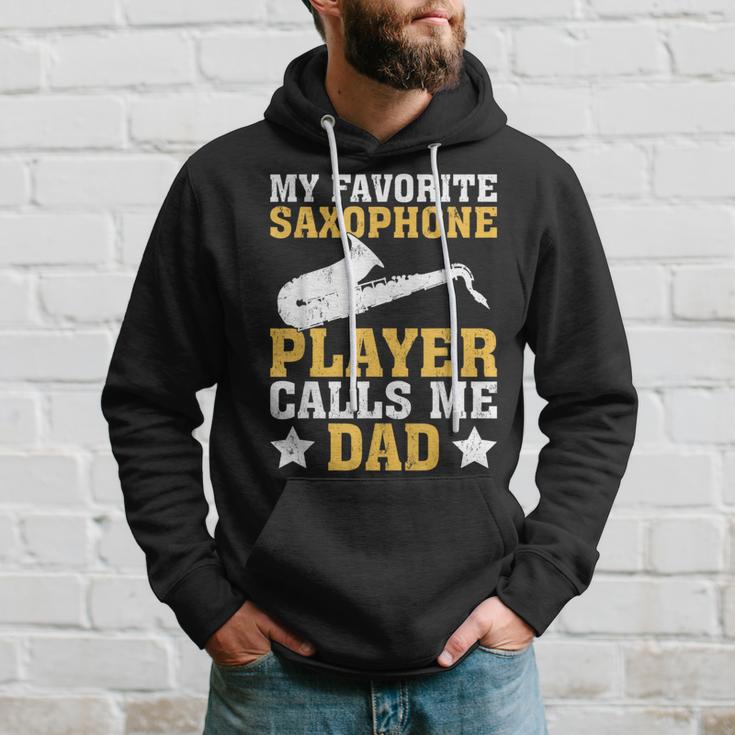 My Favorite Saxophone Player Calls Me Dad Hoodie Gifts for Him