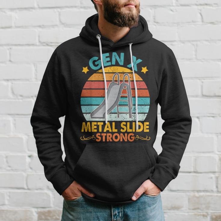 Gen X Generation Sarcasm Gen X Metal Slide A Strong Hoodie Gifts for Him