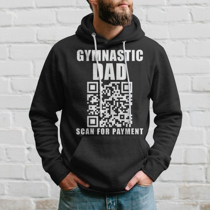 Gymnastic Dad Scan For Payment Father's Day Hoodie Gifts for Him