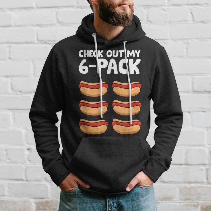 Hotdog Lover Check Out My 6 Pack Hot Dog Hoodie Gifts for Him