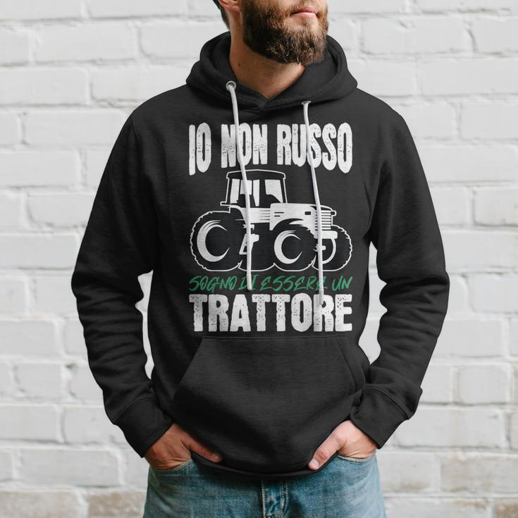 Italian Tractor Saying For Farmers Hoodie Gifts for Him
