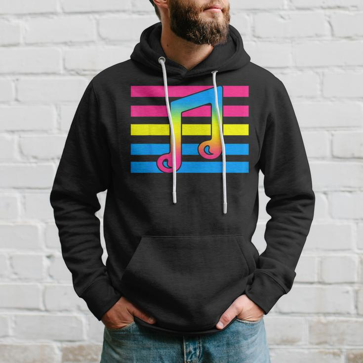 Pan Subtle Lgbt Gay Pride Music Lover Pansexual Flag Hoodie Gifts for Him