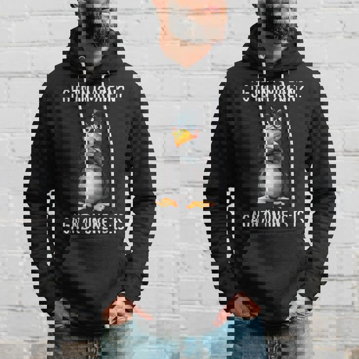 Penguin Guten Morgen Ganz Dünnes Ice Cream S Hoodie Geschenke für Ihn