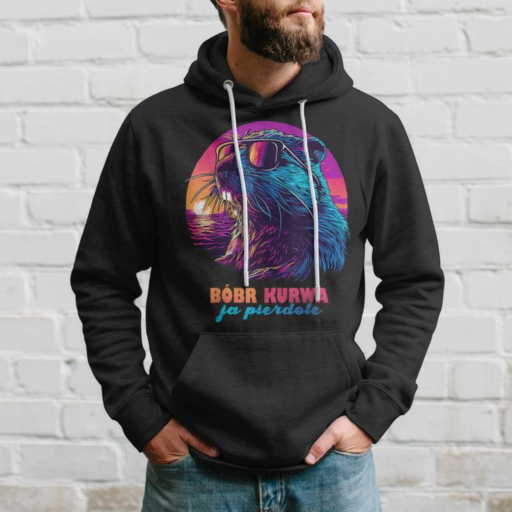 Polish Beaver Meme Bobr Bober Kurwa Ja Pierdole Hoodie Gifts for Him