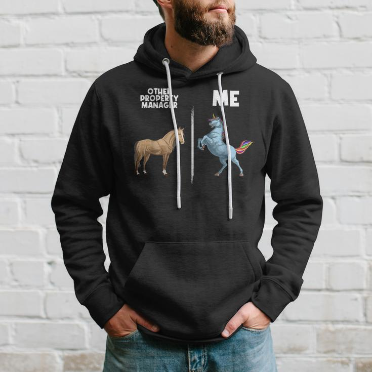 Property Manager Unicorn Real Estate Management Hoodie Gifts for Him