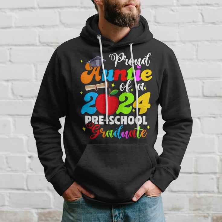 Proud Auntie Of A Class Of 2024 Pre-School Graduate Hoodie Gifts for Him