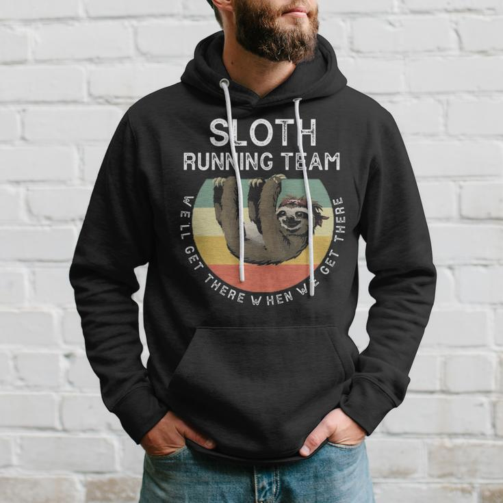 Quote's Sloth Running Team Hoodie Gifts for Him