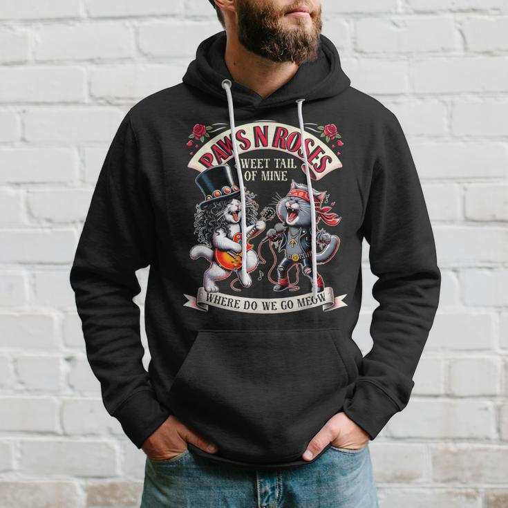 Rock Cats Playing Guitar Classic Cat Music For Lover Hoodie Gifts for Him