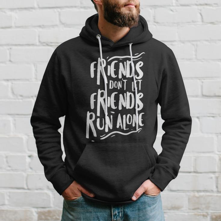 Running Friends Marathon Runners Jogging Hoodie Gifts for Him