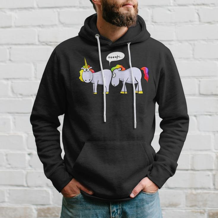 Unicorn Stuck In The Butt Hoodie Gifts for Him