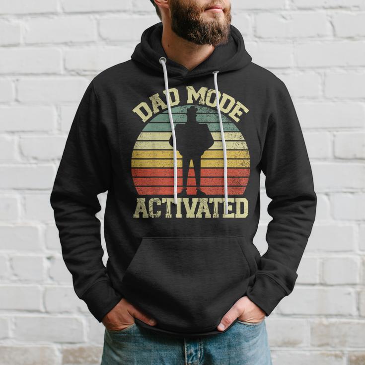 Vintage Dad Mode Activated Father's Day Hoodie Gifts for Him