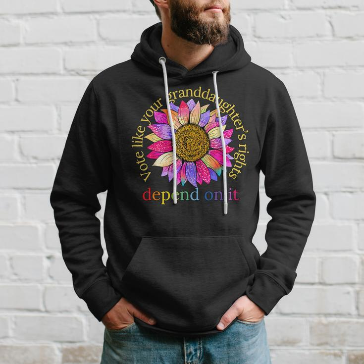 Vote Like Your Granddaughter's Rights Depend On It Hoodie Gifts for Him