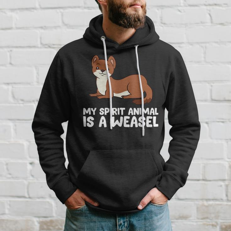 Weasel Lover My Spirit Animal Is A Weasel Hoodie Gifts for Him