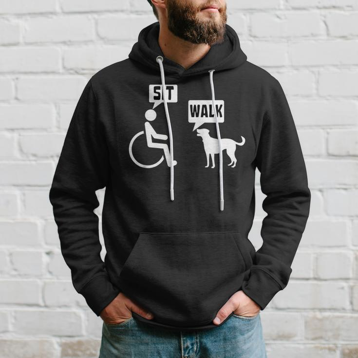 Wheelchair Humor Joke For A Disability In A Wheelchair Hoodie Gifts for Him