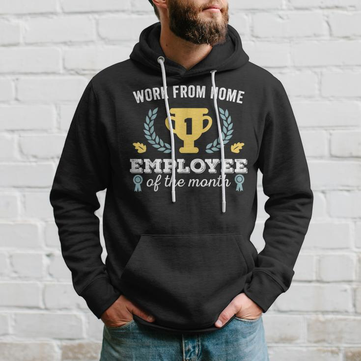 Work From Home Wfh Employee Of The Month Hoodie Gifts for Him