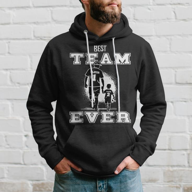 Fußball Papa Best Team Ever -Atertag Kapuzenpullover Geschenke für Ihn