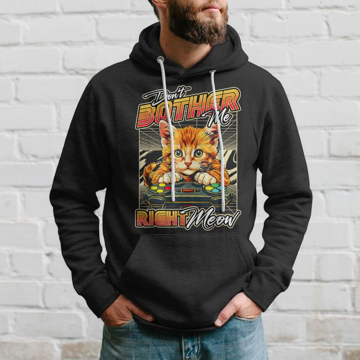 Gamer Cat Gaming Boys Video Game & Cat Lover Hoodie Gifts for Him