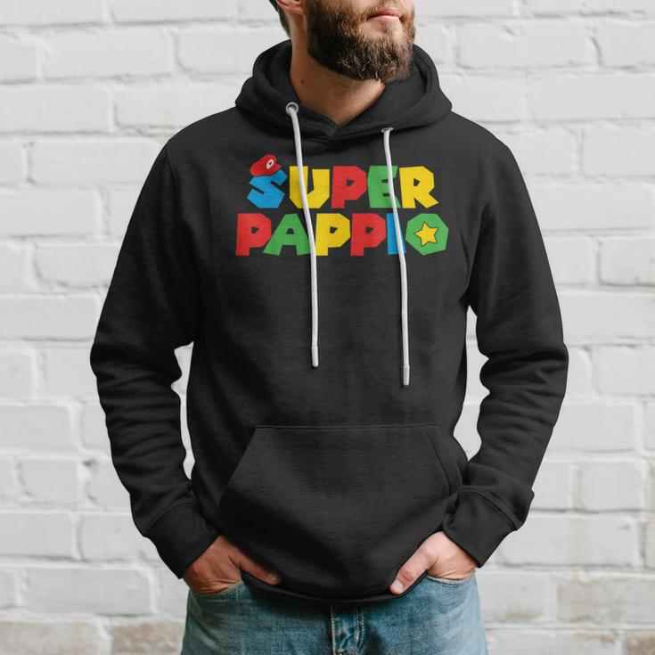 Gaming King Papa Lighthearted Granddad Family Match Attire Hoodie Gifts for Him