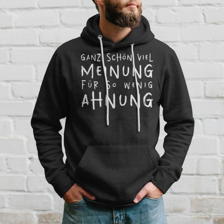 Ganz Schöniel Meinung Für So Wenig Keitung Ironie Ganz Schöniel M Hoodie Geschenke für Ihn