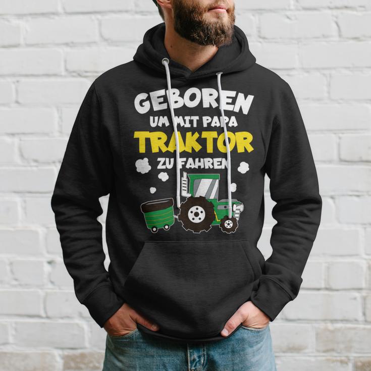 Geboren Um Mit Papa Traktor Zu Fahren Children's Jumper Kapuzenpullover Geschenke für Ihn