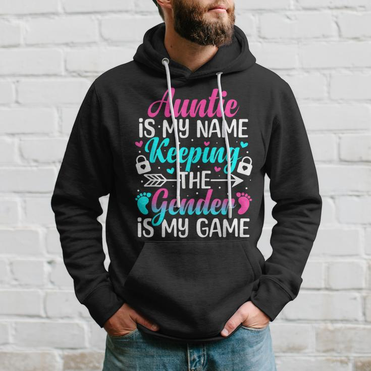 Gender Reveal Auntie For A Keeper Of The Gender Aunt Hoodie Gifts for Him