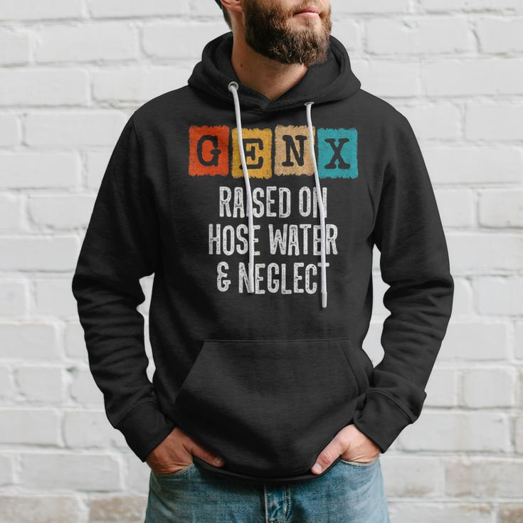Generation X Raised On Hose Water And Neglect Gen X Hoodie Gifts for Him