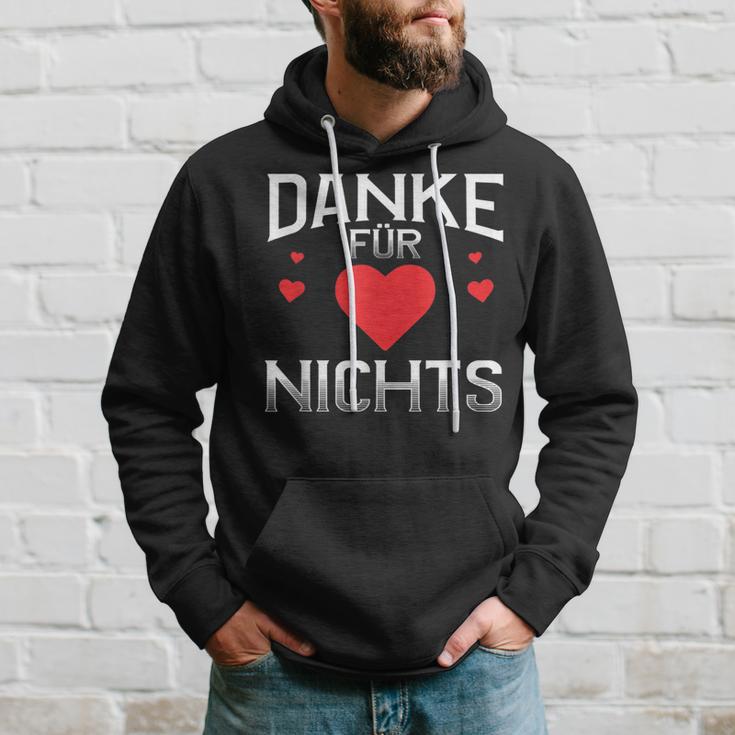 German Proverb Best Danke Für Nichts Kapuzenpullover Geschenke für Ihn