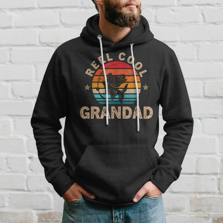 For Fathers Day Reel Cool Grandad Fishing Hoodie Gifts for Him