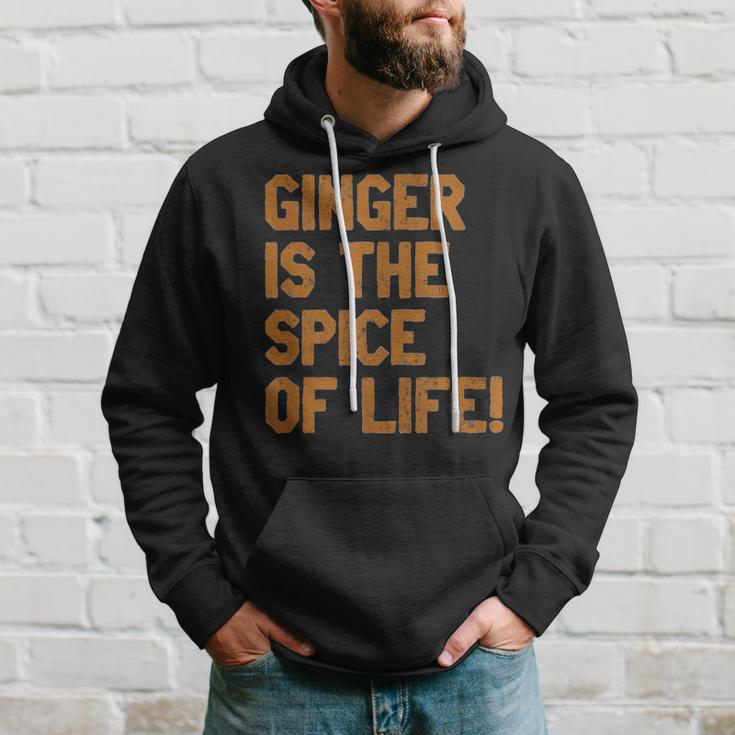 Ginger Is The Spice Of Life Distressed FunHoodie Gifts for Him