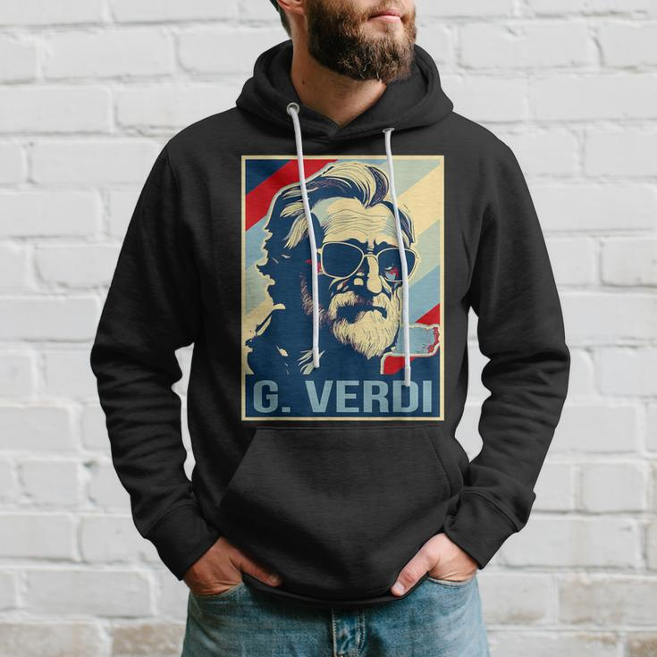 Giuseppe Verdi Poster Italian Opera Hoodie Gifts for Him