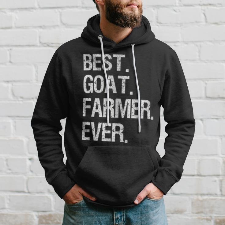 Goat Farmer Best Ever Goat Farming Hoodie Gifts for Him