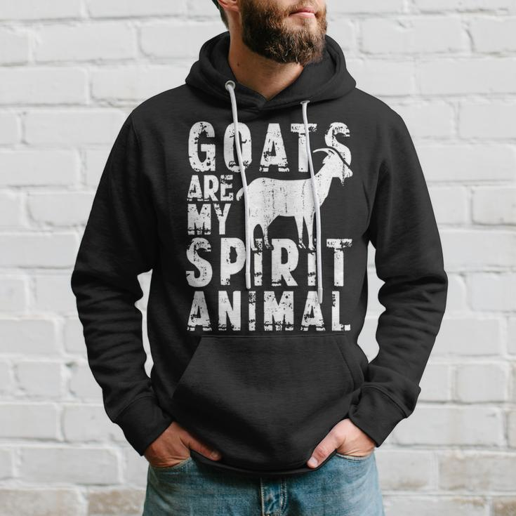 Goat Are My Spirit Animal Lover Hoodie Gifts for Him