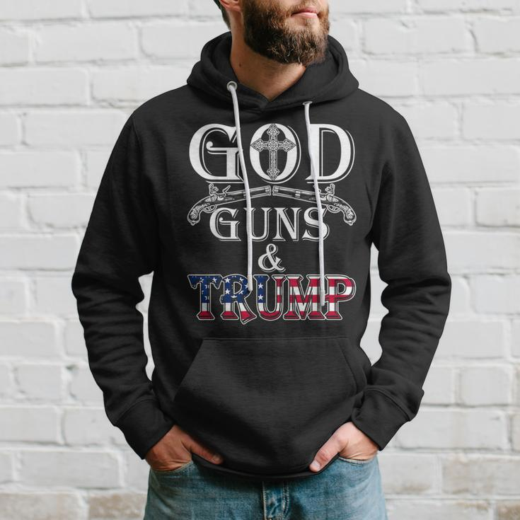 God Guns And Trump 2Nd AmendmentTrump Hoodie Gifts for Him