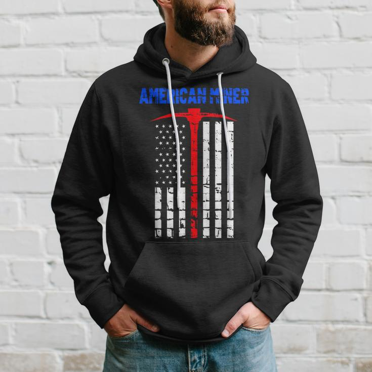 Gold Miner Proud American Miner Coal Gold Lovers Hoodie Gifts for Him