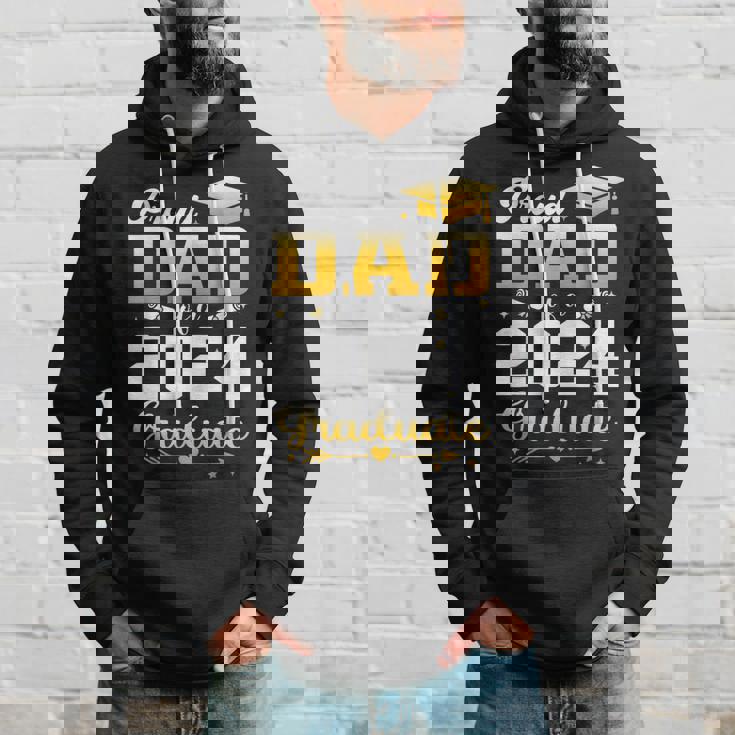 Graduation Proud Dad Of A 2024 Graduate Hoodie Gifts for Him