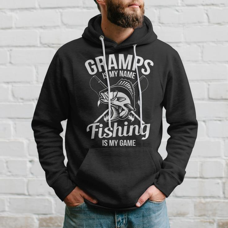 Gramps Is My Name Fishing Boating Hoodie Gifts for Him