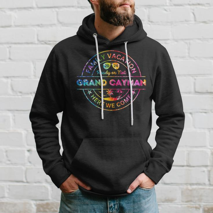 Grand Cayman 2024 Tie Dye Family Vacation Matching Vacay Hoodie Gifts for Him
